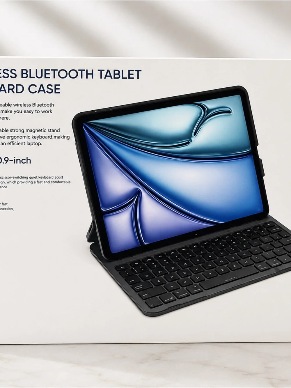 Wireless Bluetooth Tablet Keyboard Case - Black